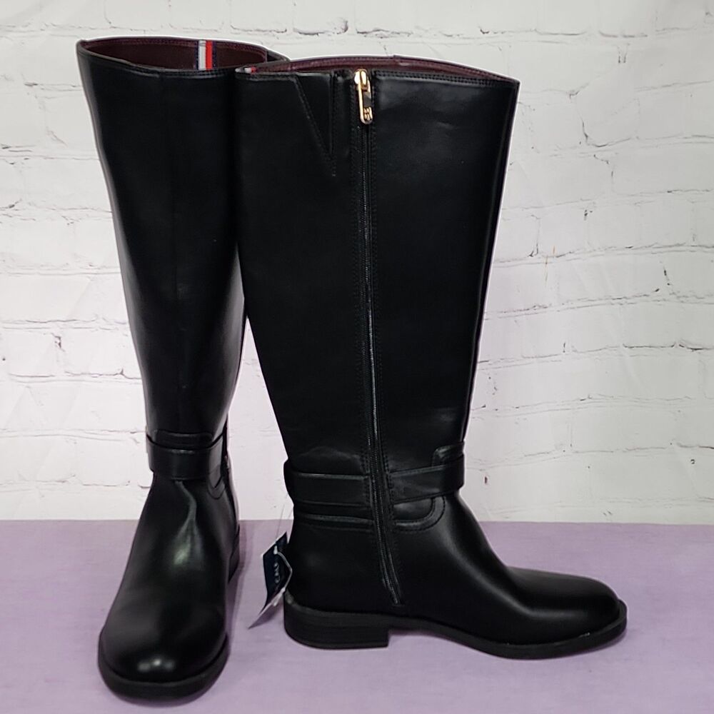 Tommy Hilfiger wide calf riding boots